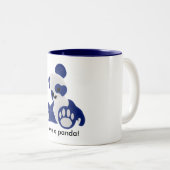 Tasse 2 Couleurs Aimez un panda ! (Devant droit)