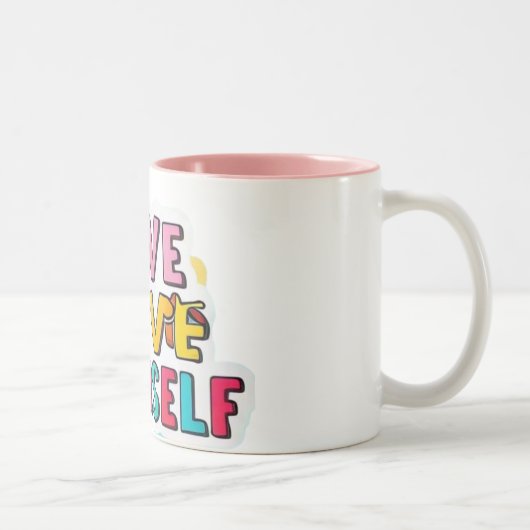 Tasse 2 Couleurs Aimez-vous (Droit)