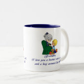 Tasse 2 Couleurs Aimez-vous grand-maman ! (Devant droit)