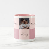Tasse 2 Couleurs "Aimez-vous Maman toujours pour toujours" cadeau p (Centre)