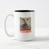 Tasse 2 Couleurs Airedale Terrier (Gauche)
