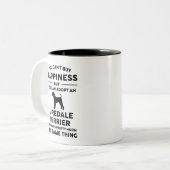 Tasse 2 Couleurs Airedale Terrier Le Bonheur de l'adoption (Devant gauche)