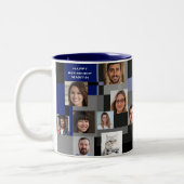 Tasse 2 Couleurs Ajouter 20 Photos Moderne Collègue Retraite Adieu (Gauche)