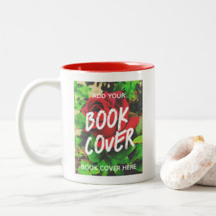 Tasse 2 Couleurs Ajouter Couverture de livre Auteur Promotionnel La