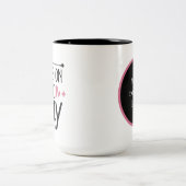 Tasse 2 Couleurs Ajouter le message Jumeaux à venir (Centre)