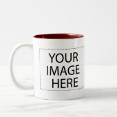 Tasse 2 Couleurs Ajouter Votre Propre Image Ou Texte (Gauche)