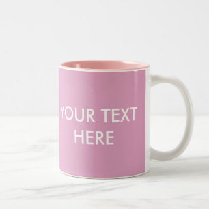 TASSE 2 COULEURS AJOUTER VOTRE PROPRE TEXTE ET PHOTO