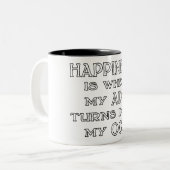 Tasse 2 Couleurs AJOUTEZ à OCD (Devant gauche)