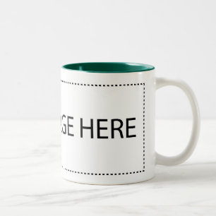 Tasse 2 Couleurs Ajoutez votre propre image ou texte