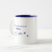 Tasse 2 Couleurs Akita (Devant gauche)