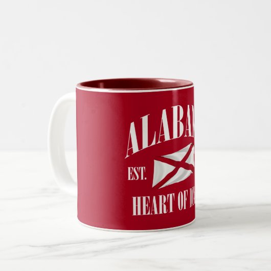 Tasse 2 Couleurs Alabama (Devant gauche)