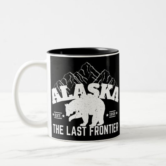 Tasse 2 Couleurs Alaska L'ours polaire Dernière frontière (Gauche)