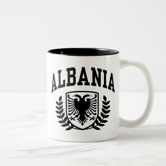 Tasse 2 Couleurs Albanie (Droit)