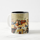 Tasse 2 Couleurs Albert Anker - La Pépinière (Creche) (Devant gauche)