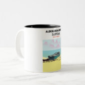 Tasse 2 Couleurs Aldeburgh Beach Suffolk (Devant gauche)