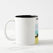 Tasse 2 Couleurs Aldeburgh Beach Suffolk (Gauche)