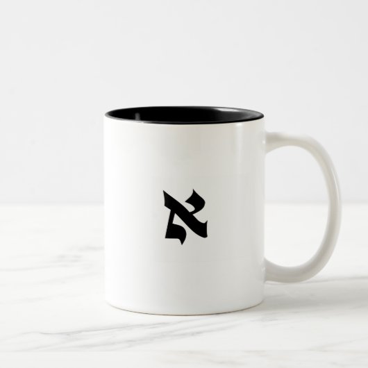 Tasse 2 Couleurs Aleph (Droit)