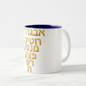 Tasse 2 Couleurs AlephBeit (Devant droit)