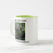 Tasse 2 Couleurs Alerte Prédateur (Devant gauche)