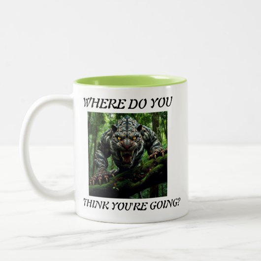 Tasse 2 Couleurs Alerte Prédateur (Gauche)