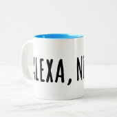 Tasse 2 Couleurs Alexa, ensuite... (Devant gauche)