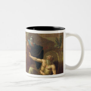 Tasse 2 Couleurs Alexandre les grandes visites Diogène à Corinthe