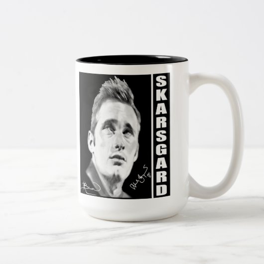 Tasse 2 Couleurs Alexandre Skarsgard par Kristin Bauer (Droit)