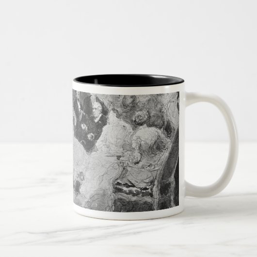 Tasse 2 Couleurs Alfred de Musset Eugene Delacroix (Droit)