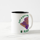 Tasse 2 Couleurs Algérie Afrique (Devant droit)