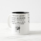 Tasse 2 Couleurs Alice au pays des merveilles (Devant gauche)