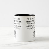 Tasse 2 Couleurs Alice au pays des merveilles (Centre)