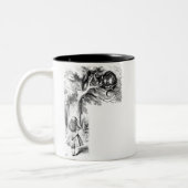 Tasse 2 Couleurs Alice et le chat de Cheshire (Gauche)