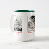Tasse 2 Couleurs Alice in Wonderland , Arthur Rackham (Devant gauche)