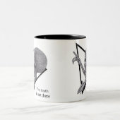 Tasse 2 Couleurs Alien gris, la vérité est là (Centre)