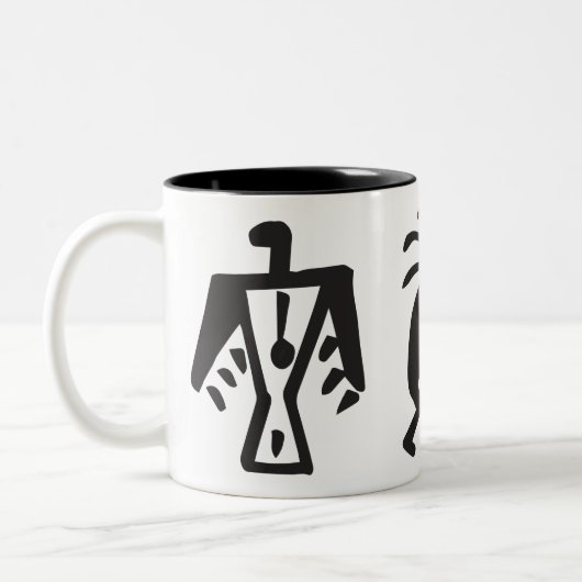 Tasse 2 Couleurs Alien ou humain Kokopelli  (Gauche)