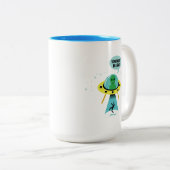 Tasse 2 Couleurs Aliens (Devant droit)