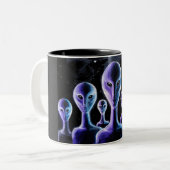 Tasse 2 Couleurs Aliens (Devant gauche)