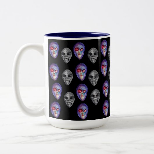 Tasse 2 Couleurs Aliens (Gauche)
