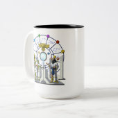 Tasse 2 Couleurs Aliens Anunnaki (Devant gauche)