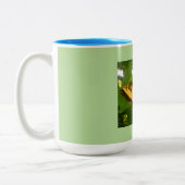 Tasse 2 Couleurs Alimentation de monarques jaunes (Gauche)