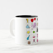 Tasse 2 Couleurs All Beatles (Devant gauche)