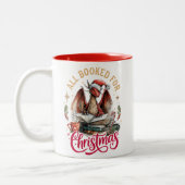 Tasse 2 Couleurs All Booked for Christmas Dragon  (Gauche)