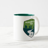 Tasse 2 Couleurs Allegheny River Trail (Devant droit)