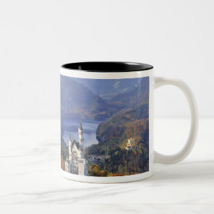 Tasse 2 Couleurs Allemagne, Bavière, château de Neuschwanstein. Roi