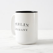 Tasse 2 Couleurs Allemagne de Berlin (Devant gauche)