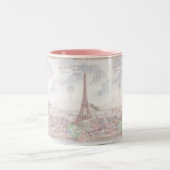 Tasse 2 Couleurs Aller à vélo par Paris (Centre)