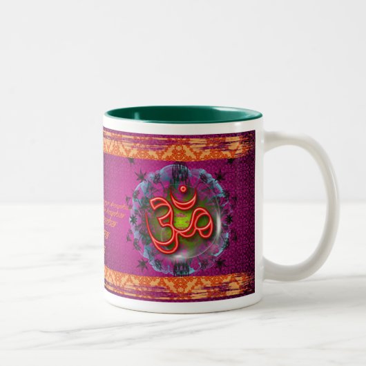 Tasse 2 Couleurs Aller avec le flux (Droit)