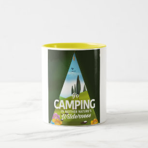 Tasse 2 Couleurs Aller Camping Dans la nature sauvage de la mère