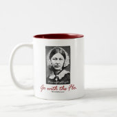 Tasse 2 Couleurs Allez avec Florence Nightingale (Gauche)
