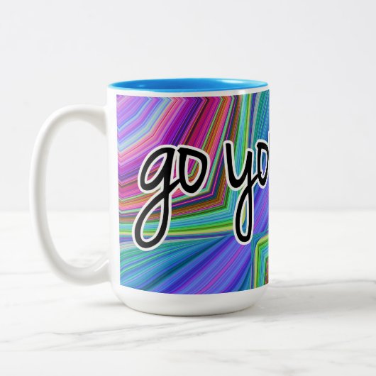 Tasse 2 Couleurs allez dans votre mule (Gauche)